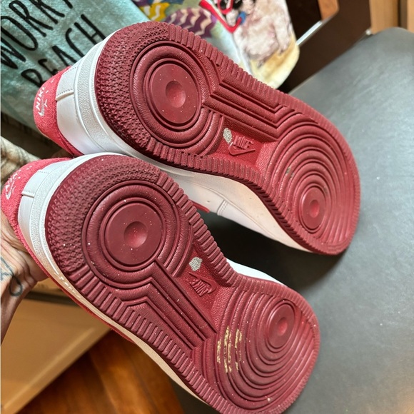 Nike W Air Force 1 Low Adobe Dragon Red sz 7.5 M - Picture 6 of 8